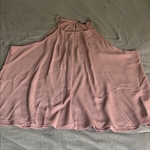SHEIN Dusty Pink Halter Blouse